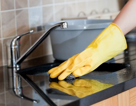 Move in cleaning for a Balham property kitchen and living area