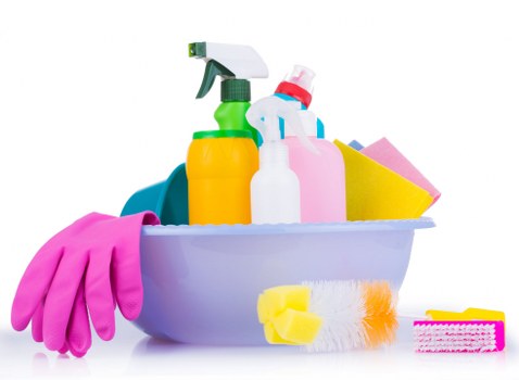 Balham cleaning team working with protective care