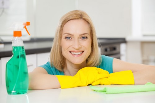 Safety-focused cleaner keeping walkways clear and reducing hazards