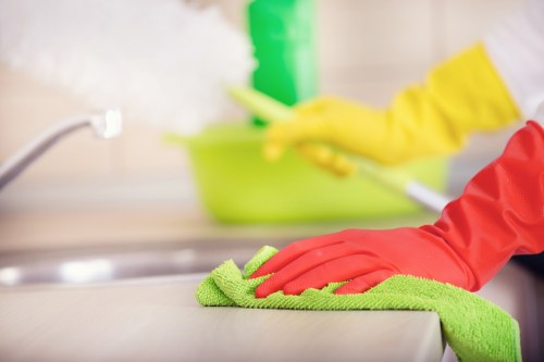 PCI-compliant Cleaner Balham payments system on a secure screen